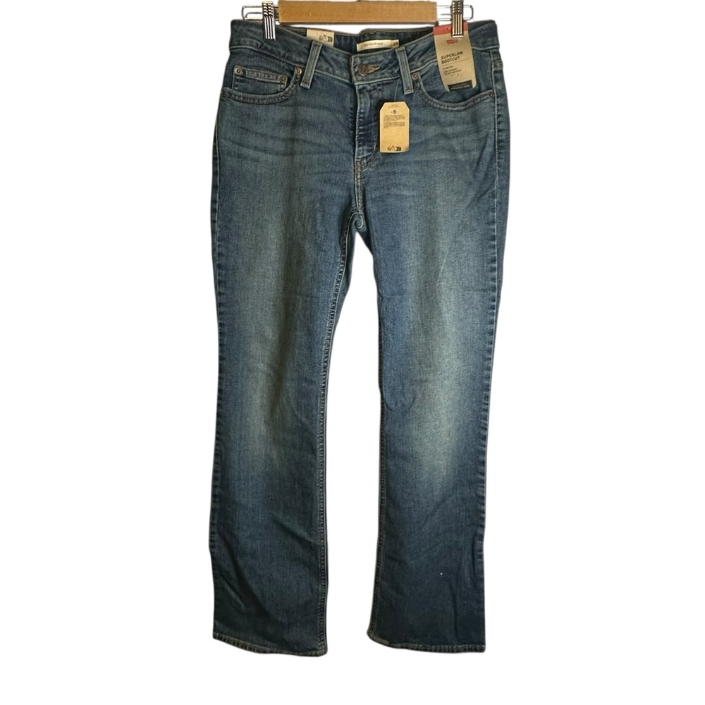 Levi’s Superlow Bootcut Jeans 29 Y2K Low Rise Stretch Flare Festival Boho NWT
